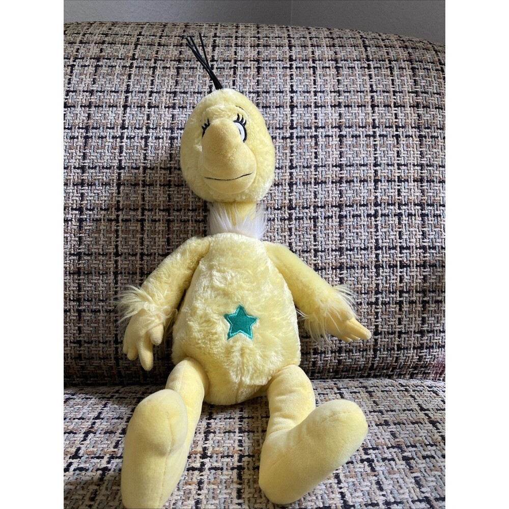 Kohl's Cares Dr. Seuss The Sneetches 16" Yellow Plush Stuffed Animal Star Belly